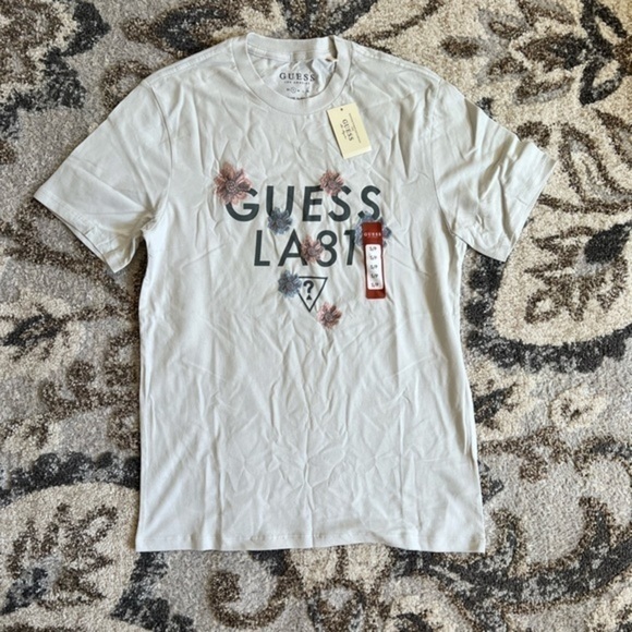 Gues Miggs Logo Flower Tee sz S - Picture 5 of 8